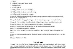 Tiêu chuẩn ngành TCN 68-135:2001 về chống sét bảo vệ các công trình viễn thông - yêu cầu kỹ thuật do Tổng cục Bưu điện ban hành