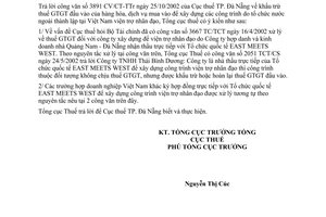 Công văn 130/TCT-CS khấu trừ thuế GTGT