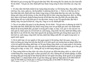 Chỉ thị 01/2003/CT-BTC bình ổn giá Tết Nguyên đán Quý Mùi