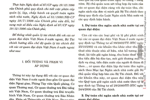 Thông tư 02/2003/TT-BTC hướng dẫn chế độ quản lý tài chính cơ quan đại diện Việt Nam ở nước ngoài