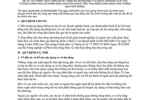 Thông tư 04/2003/TT-BTC chính sách khuyến khích tiêu thụ nông sản hàng hoá thông qua hợp đồng