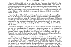 Chỉ thị 01/2003/CT-TTg tiếp tục đẩy mạnh sắp xếp, đổi mới phát triển nâng cao hiệu quả doanh nghiệp nhà nước