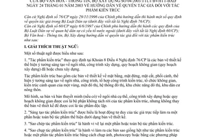 Thông tư liên tịch 04/2003/TTLT-BVHTT-BXD hướng dẫn quyền tác giả tác phẩm kiến trúc