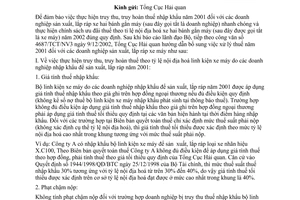 Công văn 674TCT/NV3 thực hiện chính sách thuế theo tỷ lệ xe hai bánh gắn máy