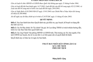 Quyết định 61/2003/QĐ-UB giá điều tra quy hoạch kế hoạch sử dụng đất Lào Cai
