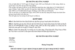 Quyết định 14/2003/QĐ-BCN đơn giá quy hoạch phát triển điện lực