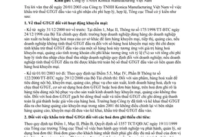 Công văn 1197 TCT/NV5 hướng dẫn thực hiện chính sách thuế