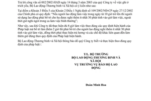 Công văn 1129/BĐTBXH-BHLĐ cách tính giờ làm thêm