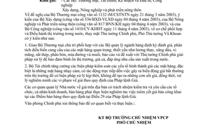 Công văn 1900/VPCP-KTTH cơ chế phối hợp và điều hành thị trường trong nước
