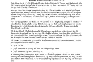 Công văn 1734/TM-KHTK hướng dẫn xây dựng chợ đầu mối nông sản