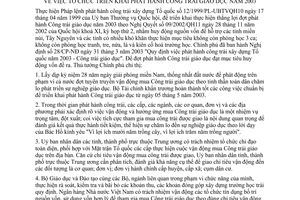 Chỉ thị 07/2003/CT-TTg tổ chức triển khai phát hành Công trái giáo dục năm 2003