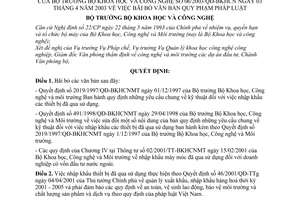 Quyết định 06/2003/QĐ-BKHCN bãi bỏ văn bản  pháp luật