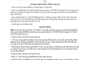 Quyết định 129/2003/QĐ-UB sửa đổi Điều 10 12 Quy chế đấu giá quyền sử dụng đất