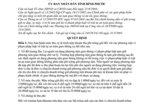 Quyết định 40/2003/QĐ-UB mức thu phí trông giữ đối phương tiện vi phạm