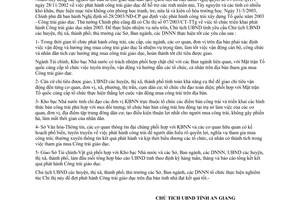 Chỉ thị 15/2003/CT-UB phát hành Công trái giáo dục An Giang