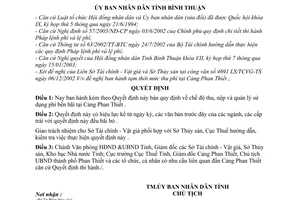 Quyết định 23/2003/QĐ-UBBT quy định chế độ thu, nộp và quản lý sử dụng phí bến bãi tại cảng Phan Thiết