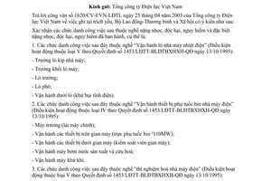 Công văn 1324/LĐTBXH-BHLĐ xác nhận các chức danh công việc thuộc nghề, công việc nặng