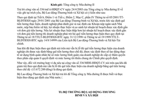 Công văn 1443/LĐTBXH-TL hướng dẫn quyết toán quĩ tiền lương thực hiện trong doanh nghiệp nhà nước