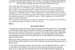 Thông tư 44/2003/TT-BTC hướng dẫn quản lý, thanh toán vốn đầu tư và vốn sự nghiệp có tính chất đầu tư và xây dựng thuộc nguồn vốn ngân sách NN
