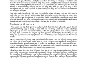 Chỉ thị 12/2003/CT-TTg tăng cường biện pháp cấp bách bảo vệ phát triển rừng