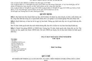 Quyết định 961/2003/QĐ-UB Quy chế bổ nhiệm, bổ nhiệm lại, luân chuyển, từ chức