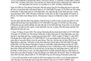 Thông báo 67/TB-VPCP ý kiến Phó Thủ tướng Chính phủ Nguyễn Tấn Dũng hướng dẫn Quyết định 147/2002/QĐ-TTg