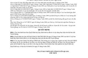 Quyết định 66/2003/QĐ-UB trình tự đầu tư  xây dựng