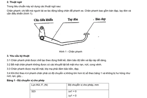 Tiêu chuẩn Việt Nam TCVN 7235:2003 về mô tô, xe máy - chân phanh - yêu cầu kỹ thuật và phương pháp thử do Bộ Khoa học và Công nghệ ban hành