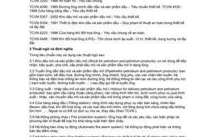 Tiêu chuẩn Việt Nam TCVN 5684:2003 về An toàn cháy các công trình dầu mỏ và sản phẩm dầu mỏ - Yêu cầu chung do Bộ Khoa học và Công nghệ ban hành