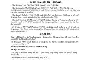 Quyết định 61/2003/QĐ-UB duyệt quy hoạch phát triển sự nghiệp thể dục thể thao Lâm Đồng