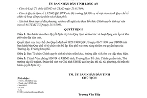 Quyết định 1837/2003/QĐ-UB Quy định tổ chức và hoạt động của ấp và khu phố