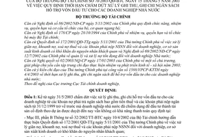Quyết định 70/2003/QĐ-BTC chấm dứt xử lý ghi thu chi ngân sách hỗ trợ vốn đầu tư cho doanh nghiệp Nhà nước