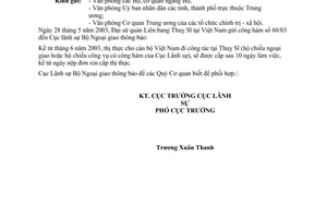 Công văn 1047/LS-XNC quy định mới của Thuỵ Sĩ liên quan đến việc cấp thị thực Thuỵ Sĩ