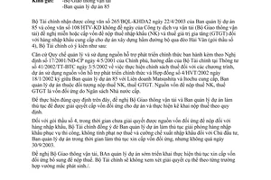 Công văn 6588 TC/TCT thuế NK và thuế GTGT dự án hầm đường bộ qua đèo Hải Vân