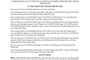 Quyết định 71/2003/QĐ-UB thu quản lý sử dụng nguồn thu phí trông giữ phương tiện