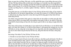 Chỉ thị 132/2003/CT-UBTDTT tăng cường công tác quản lý đầu tư xây dựng