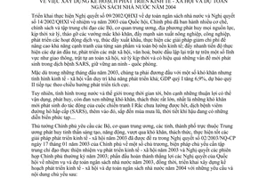 Chỉ thị 15/2003/CT-TTg xây dựng kế hoạch phát triển kinh tế xã hội dự toán ngân sách nhà nước năm 2004