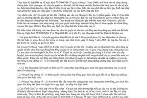 Chỉ thị 14/2003/CT-UB chấn chỉnh thủ tục chuyển quyền sở hữu động sản tỉnh Cần Thơ