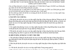 Thông tư 63/2003/TT-BTC quy định chế độ thu và sử dụng phí dự thi, dự tuyển vào các cơ sở dạy nghề công lập và bán công