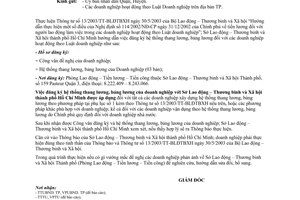 Công văn 1974/LĐTBXH hướng dẫn đăng ký hệ thống thang lương, bảng lương doanh nghiệp hoạt động theo Luật doanh nghiệp trên địa bàn