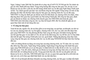 Công văn 7901TC/TCNH hướng dẫn bổ sung về công tác bàn giao