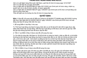 Quyết định 696/2003/QĐ-NHNN tổ chức hoạt động Quỹ tín dụng nhân dân sửa đổi Thông tư 09/2001/TT-NHNN hướng dẫn Nghị định 48/2001/NĐ-CP