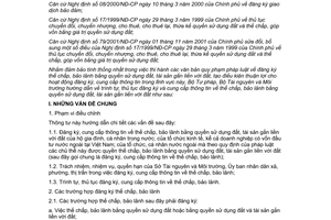 Thông tư liên tịch 03/2003/TTLT-BTP-BTNMT hướng dẫn trình tự đăng ký và cung cấp thông tin thế chấp, bảo lãnh bằng quyền sử dụng đất, tài sản