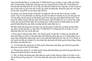 Chỉ thị 15/2003/CT-UB chấn chỉnh thủ tục chuyển quyền sở hữu đối với động sản