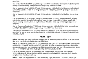 Quyết định 122/2003/QĐ-UB bồi thường thiệt hại, hỗ trợ tái định cư khi nhà nước thu hồi đất trên địa bàn thành phố Đà Nẵng