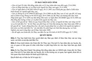 Quyết định 2108/2003/QĐ-UB khai thác thủy sản tại vùng nước