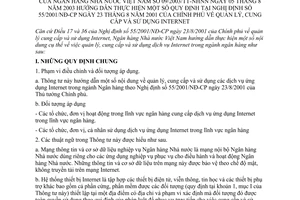 Thông tư 09/2003/TT-NHNN hướng dẫn thực hiện Nghị định 55/2001/NĐ-CP