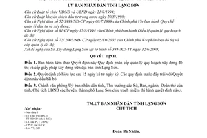 Quyết định 18/2003/QĐ-UB phân cấp quản lý quy hoạch xây dựng đô thị