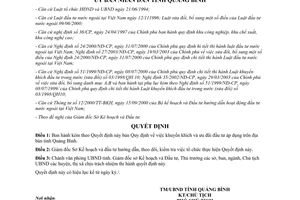 Quyết định 34/2003/QĐ-UB Quy định khuyến khích và ưu đãi đầu tư Quảng Bình