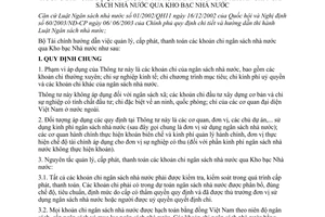 Thông tư 79/2003/TT-BTC hướng dẫn chế độ quản lý, cấp phát, thanh toán các khoản chi ngân sách nhà nước qua Kho bạc Nhà nước